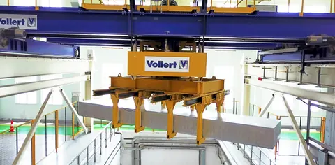 Kransystem in einem Aluminiumwerk